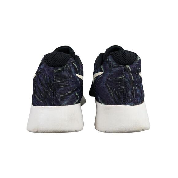 Nike Shoes Womens 8.5 Sneakers Tanjun Print Athletic Trainer Casual Running Blue - Picture 5 of 12